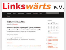 Tablet Screenshot of linkswaerts.de